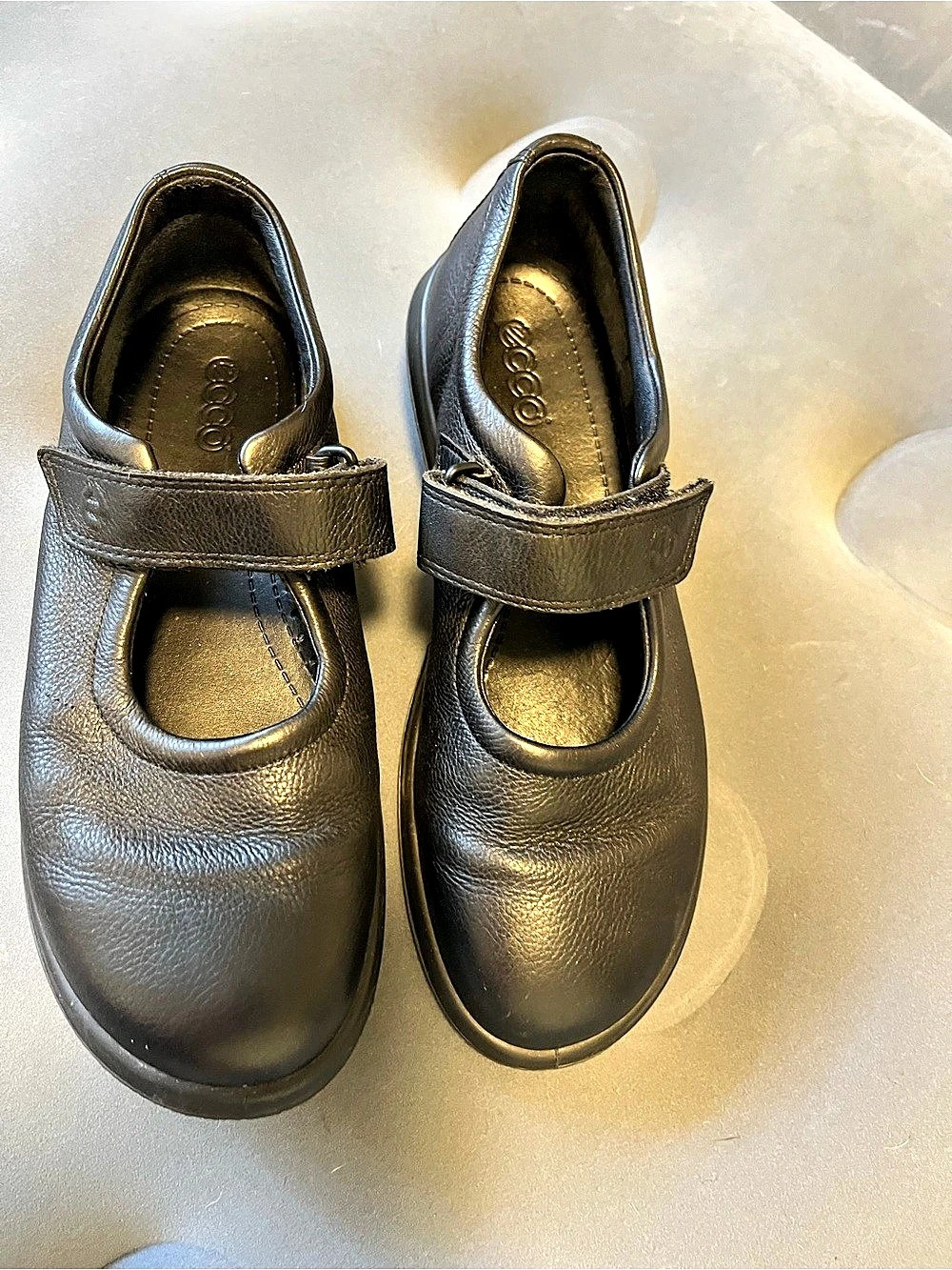 ECCO Felicia Mary Jane Black Flats